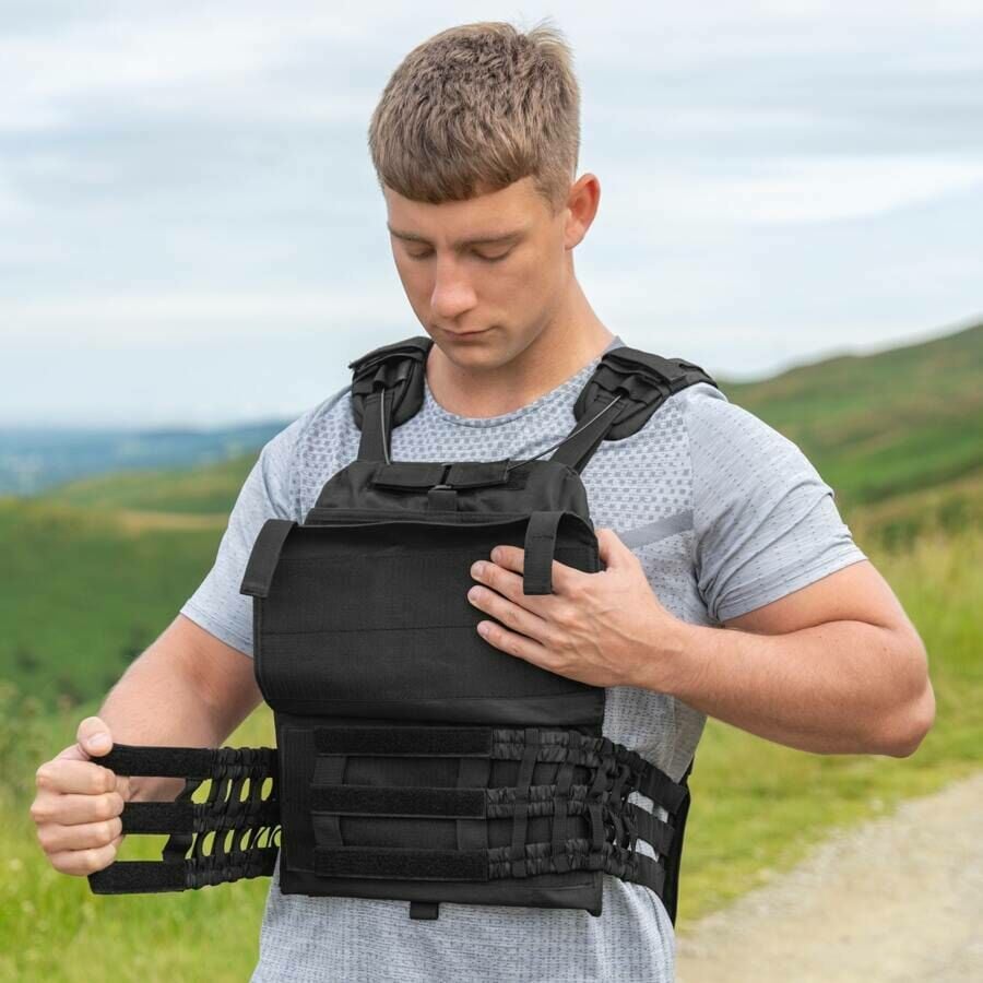 Gilet De Poids Réglable Greencity - Entraînement Force Et Endurance, Unisexe Taille S