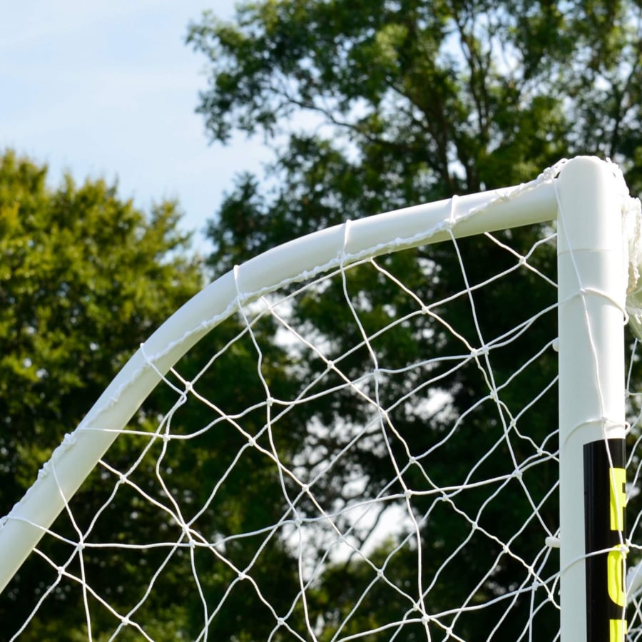 FORZA But de Football de Jardin en PVC [9 Tailles] | Cage Portable et Durable pour Enfants | Filet et Poteaux Imperméables | Montage Rapide (But de Match, 366 cm x 183
