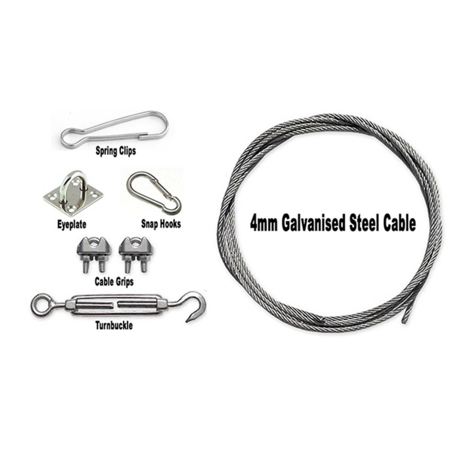 Wire & Rigging Assembly Components For Hanging Netting