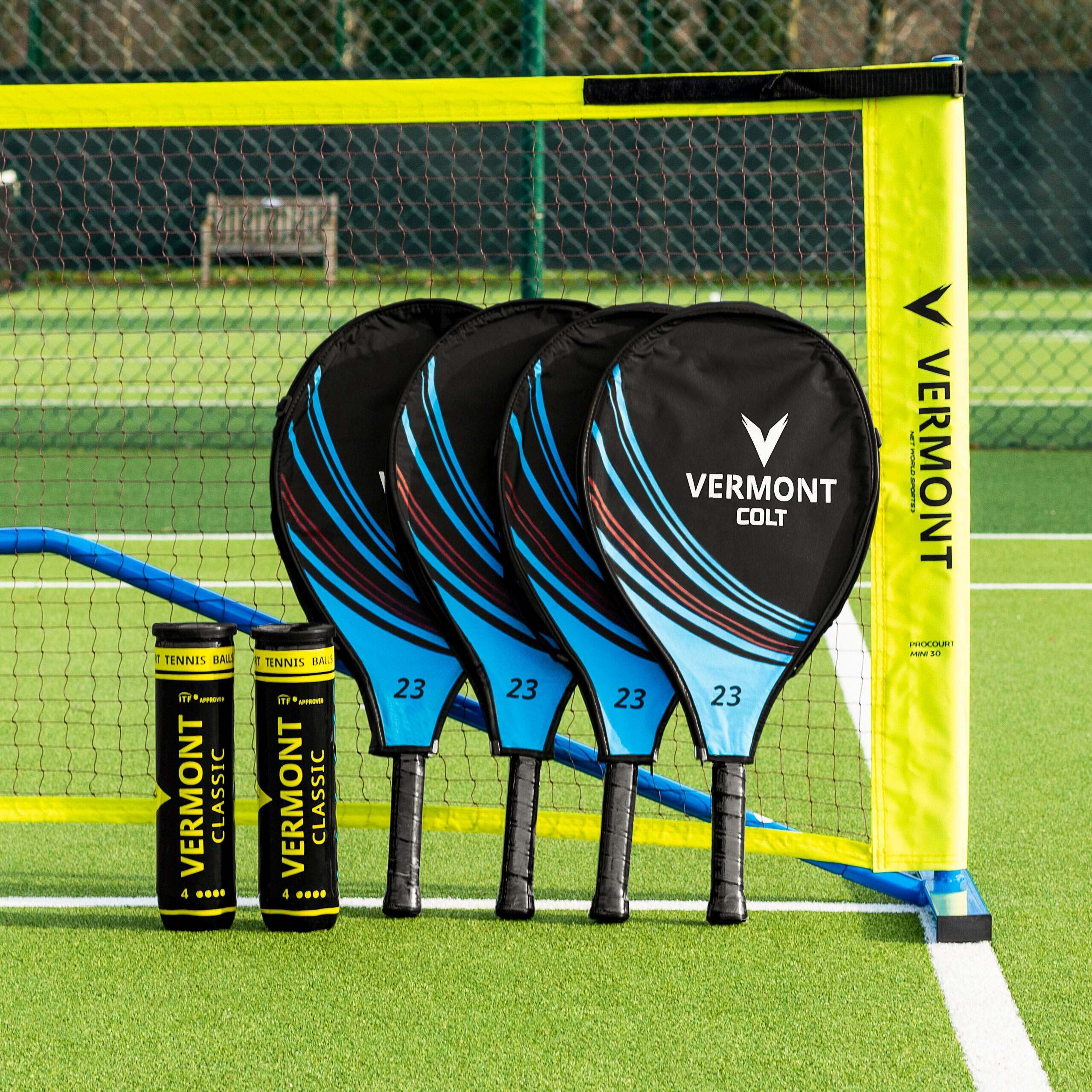 Mini Tennis Net Racket Set Garden Tennis Posts Balls Net World 