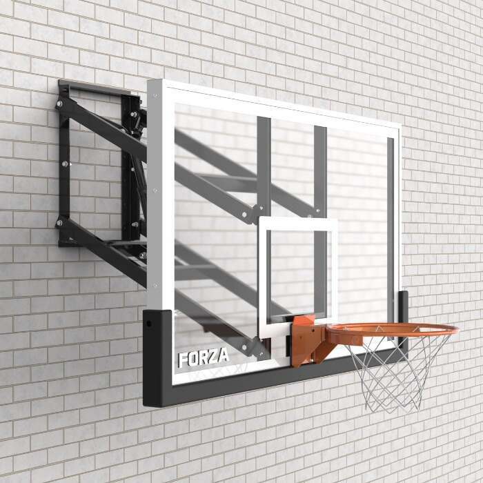 FORZA Wall Mounted Basketball Backboard & Hoop [Gymnasium Spec]