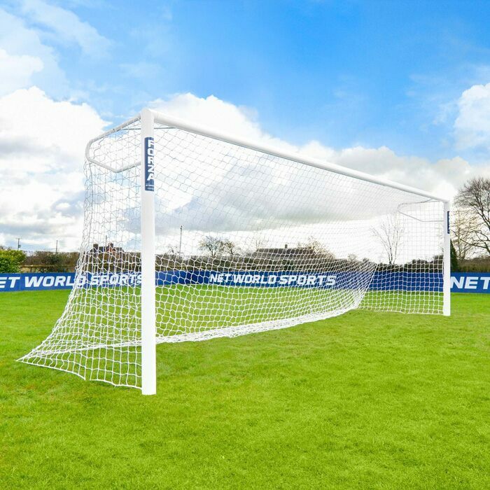 7.3m x 2.4m Soccer Goals | Regulation Full Size 11 A Side Soccer Goal