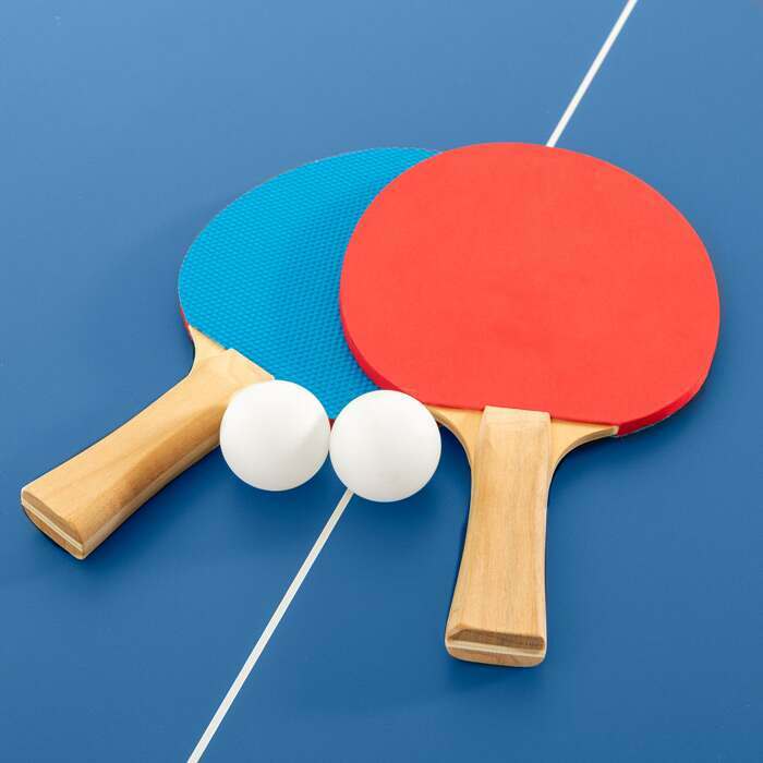 Portabelt bordtennisbord | Ping Pong Racket & Bollar