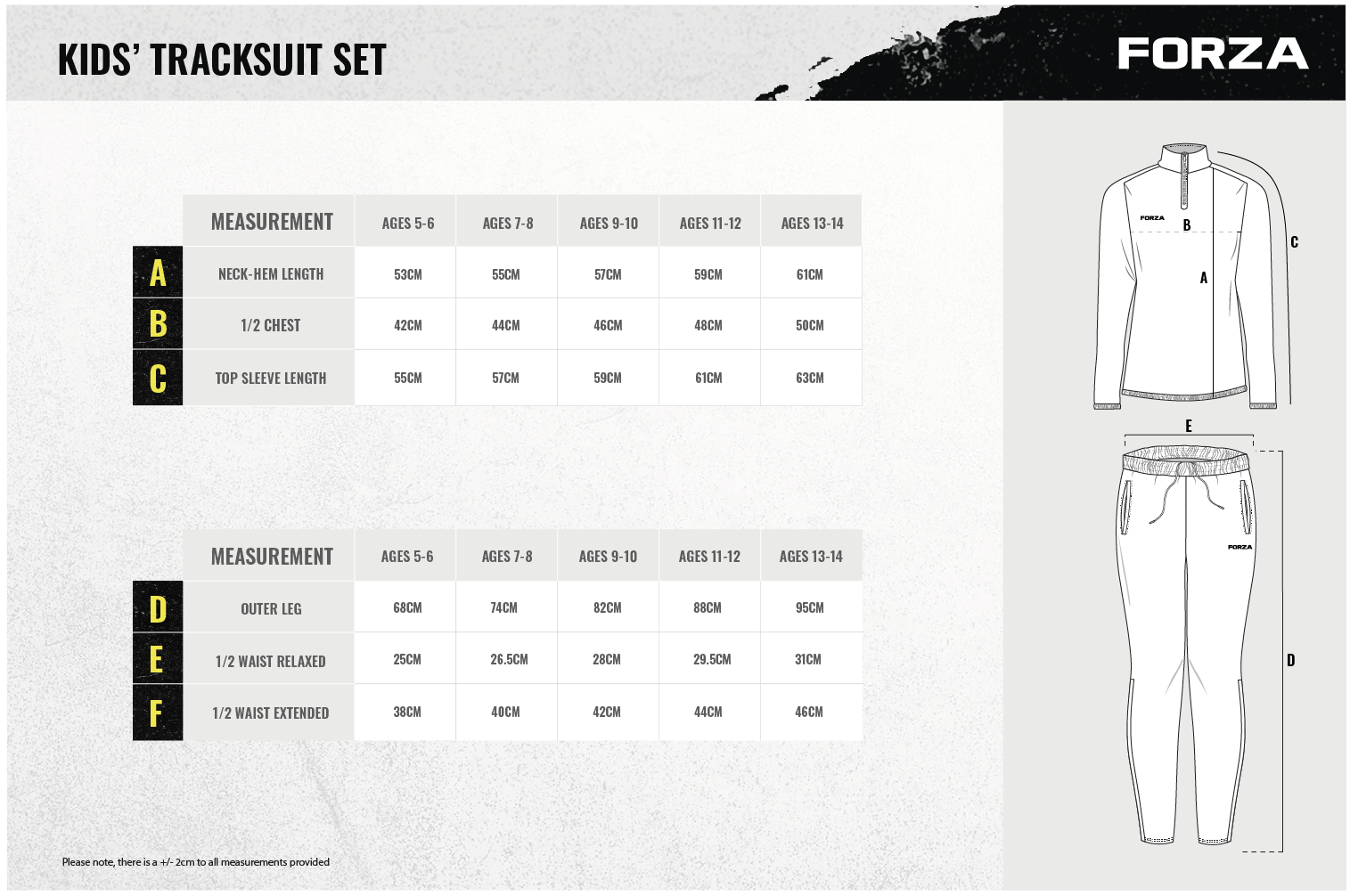 FORZA Kids Tracksuit Set [Ages 5-14] | Net World Sports