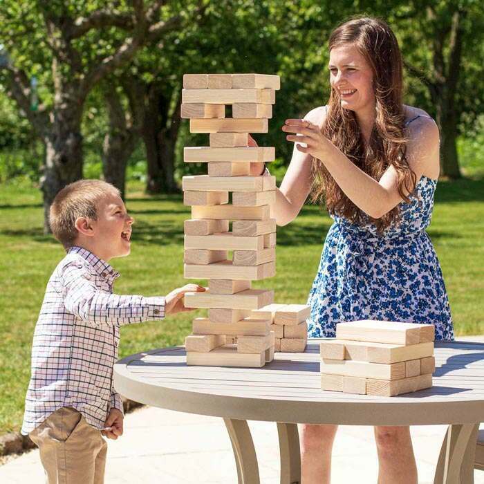 outdoor jenga