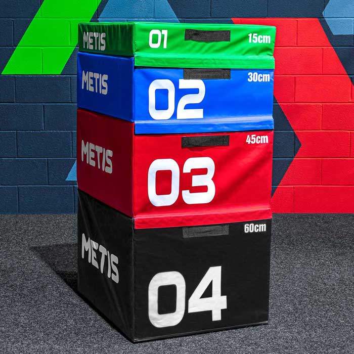 METIS Soft Foam Plyometric Jump Box Set Net World Sports