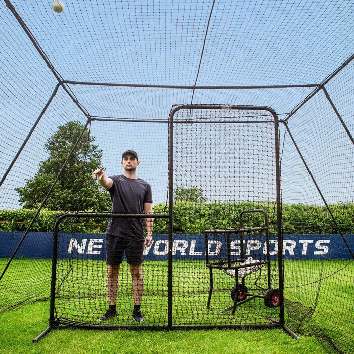 Fortress Trapezoid Baseball Batting Cage Net World Sports