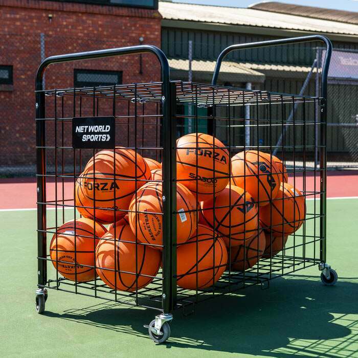 Basketball Storage Cage Cart