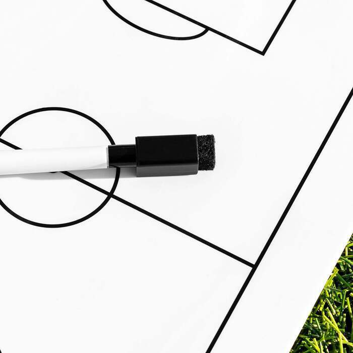 Dry Erase Soccer Whiteboard | Handheld Soccer Tactics Board