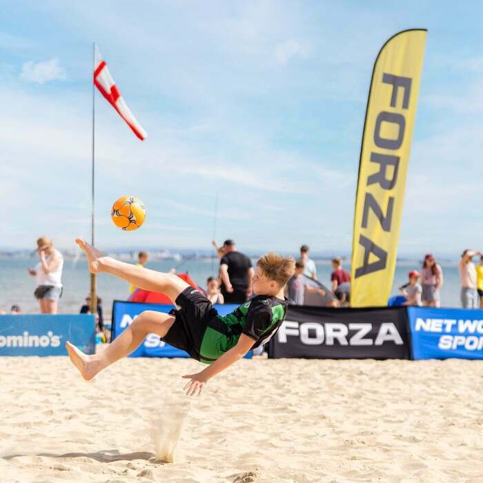 Fotboll för stranden