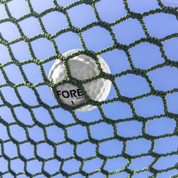 Golf Netting Material - Golf Hitting Net for Backyard - Sport Netting  Barrier - High Impact Nets for Sports (Black, 20mm Mesh)