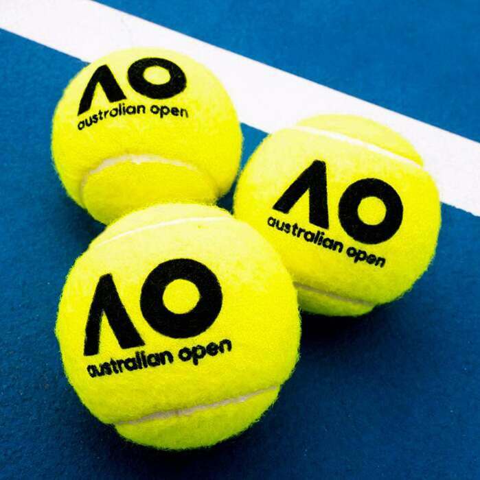 Dunlop AO Tennis Balls Official Ball Of The Australian Open Vermont