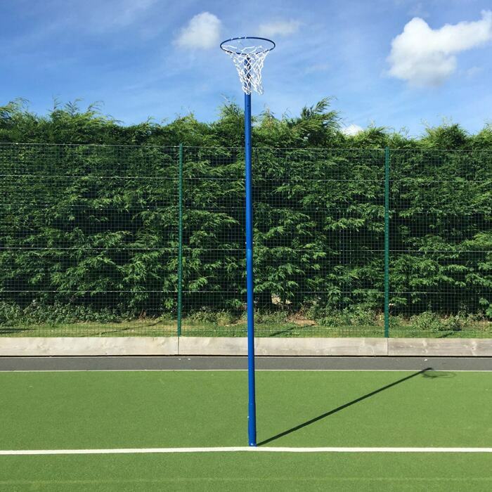 Galvanised Steel Netball Post With Adjustable Heights