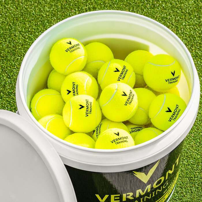 training cricket balls bucket