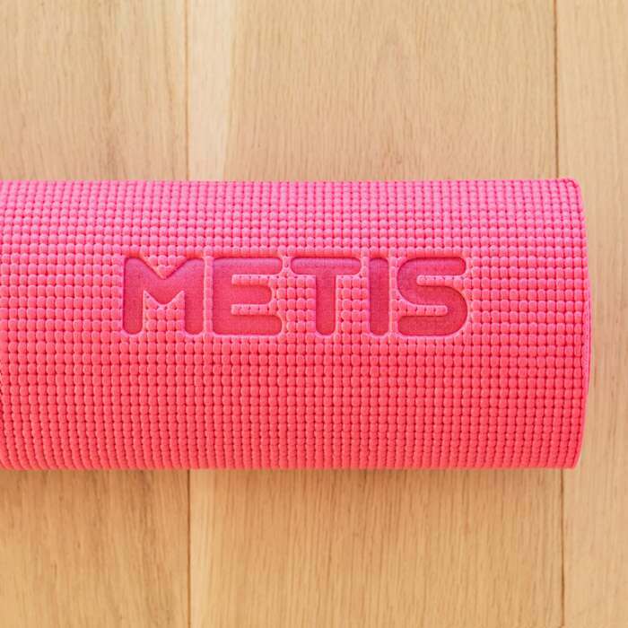 Waffle Textured Blue Non Slip PVC Yoga Mat