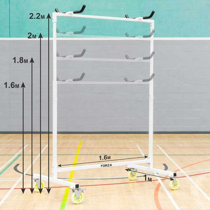 handball goal trolley