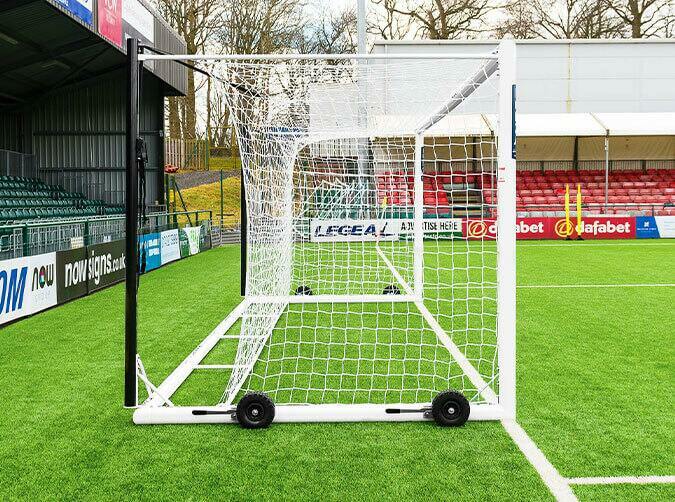 24 x 8 FORZA Alu110 Stadium Box Football Goal with Wheels