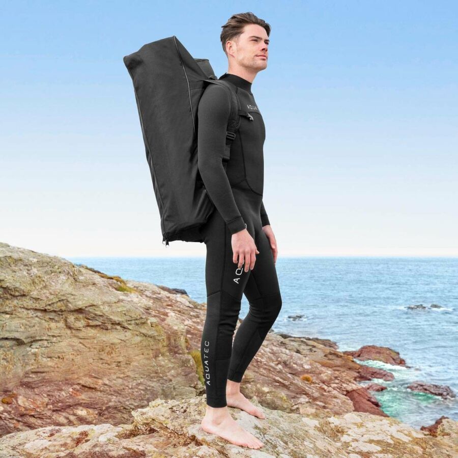 black wetsuit