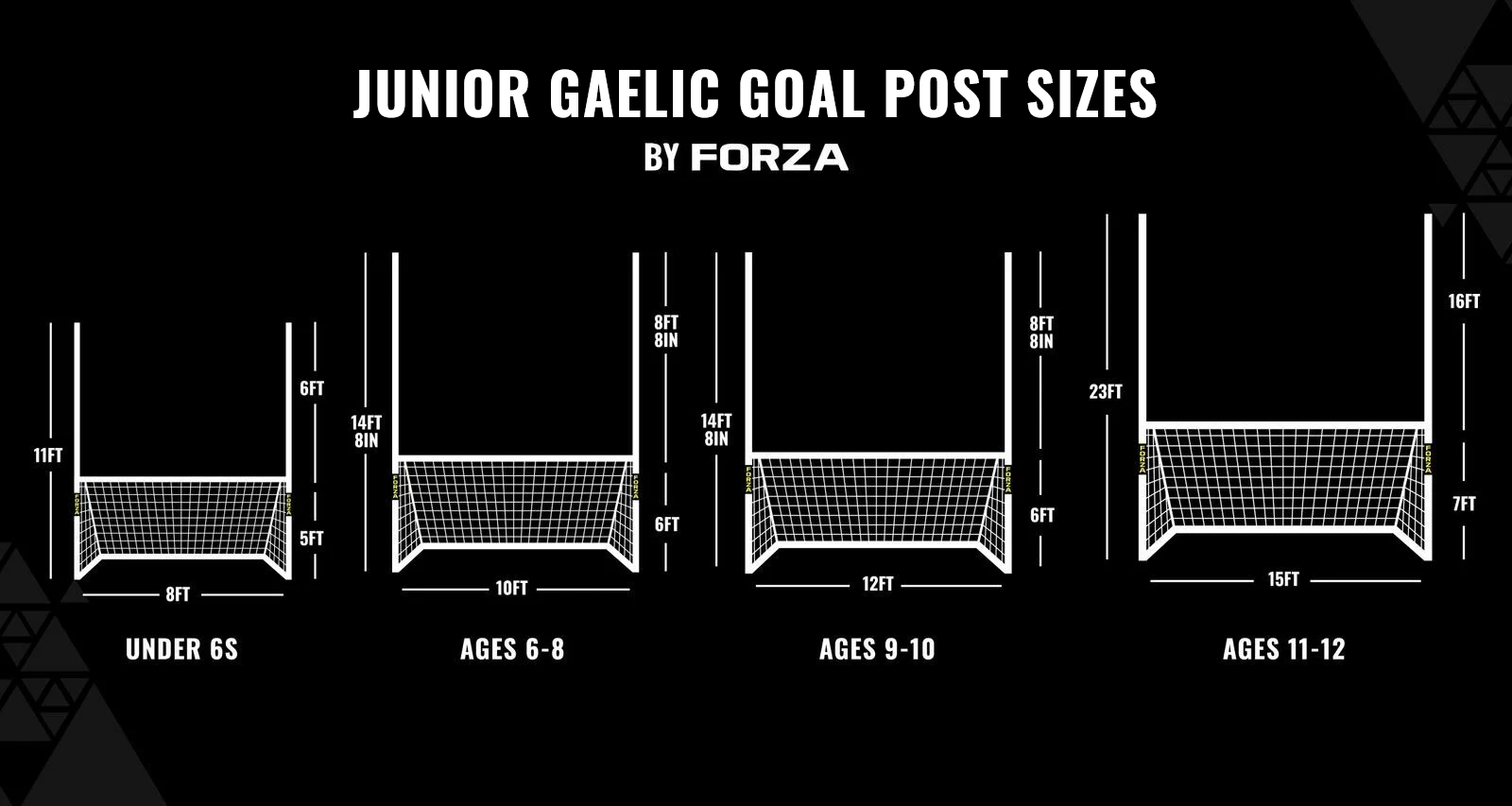 Junior Gaelic Football Goal Posts Junior GAA Goal Posts