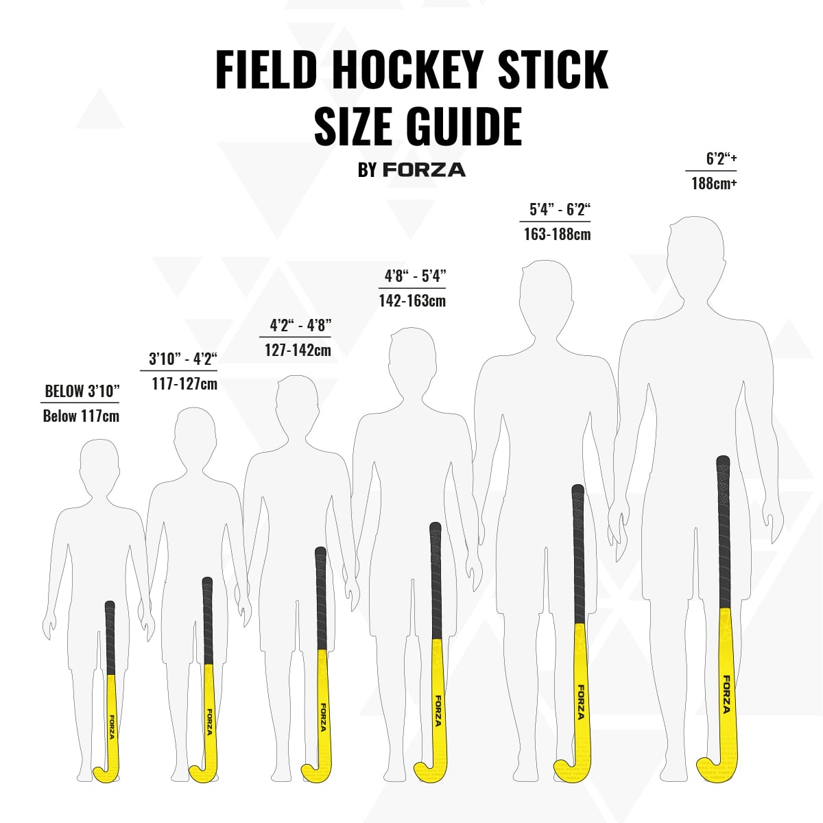 Hockey stick size guide Hockey stick size guide