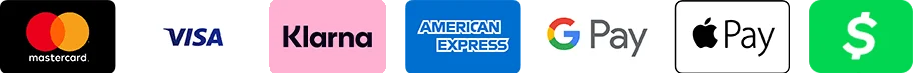 Payment methods we accept