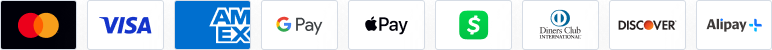 Payment methods we accept